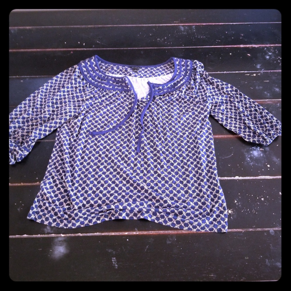 Ann Taylor 3/4 length blouse